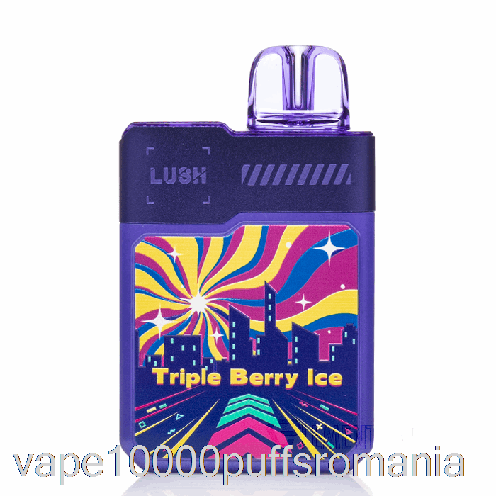 Vape Romania Digiflavor X Geek Bar Lush 20k Gheata De Unica Folosinta Triple Berry
